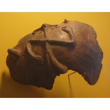 Man in the form of a rounded swastika